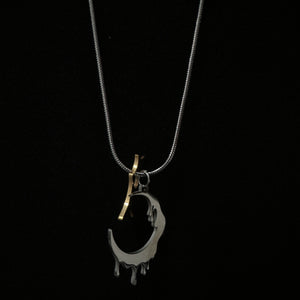 Melting Moon Necklace