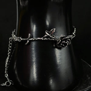 Silver Rose Bracelet