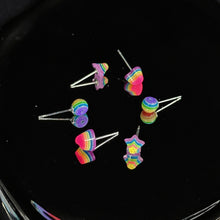 Load image into Gallery viewer, Rainbow Stud Earrings