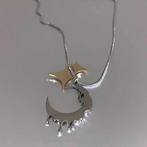 Melting Moon Necklace