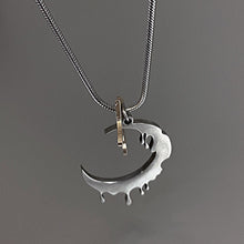 Load image into Gallery viewer, Melting Moon Necklace