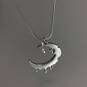 Melting Moon Necklace