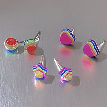 Load image into Gallery viewer, Rainbow Stud Earrings