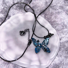 Load image into Gallery viewer, Blue Butterfly Necklace