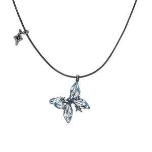 Blue Butterfly Necklace