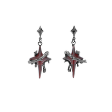 Load image into Gallery viewer, Melting Cross Earrings