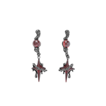 Load image into Gallery viewer, Melting Cross Galaxy Earrings