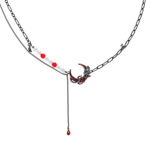 Load image into Gallery viewer, Red Moon Chain Necklace