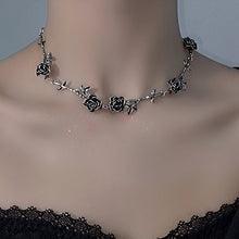 Load image into Gallery viewer, Thorn Rose Necklace