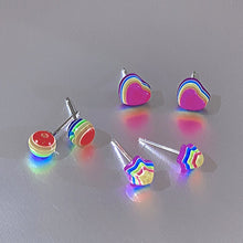 Load image into Gallery viewer, Rainbow Stud Earrings